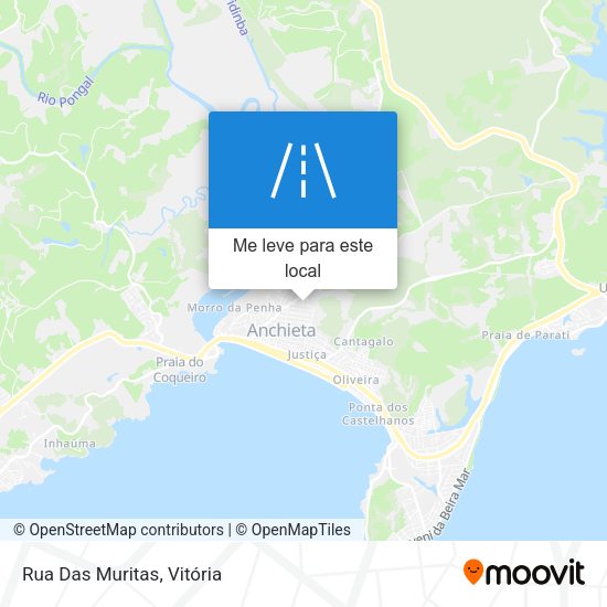 Rua Das Muritas mapa