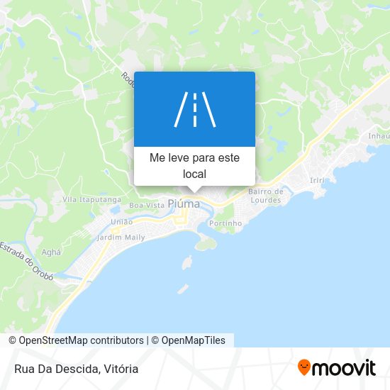 Rua Da Descida mapa
