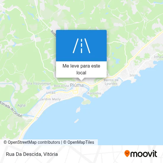 Rua Da Descida mapa