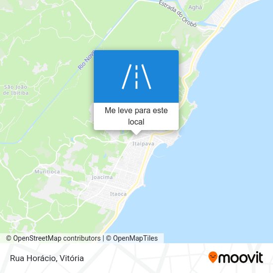 Rua Horácio mapa