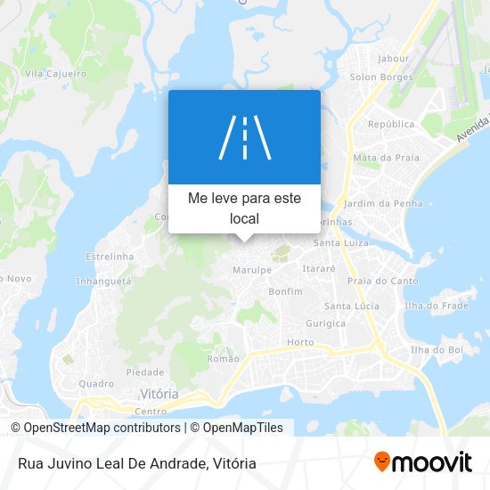 Rua Juvino Leal De Andrade mapa