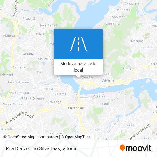 Rua Deuzedino Silva Dias mapa