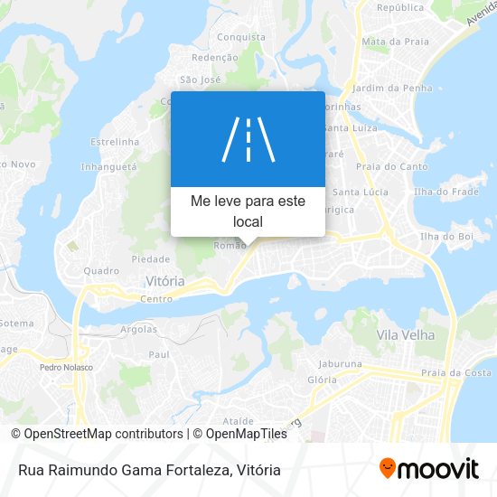 Rua Raimundo Gama Fortaleza mapa