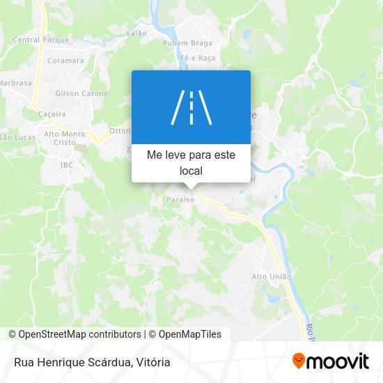 Rua Henrique Scárdua mapa