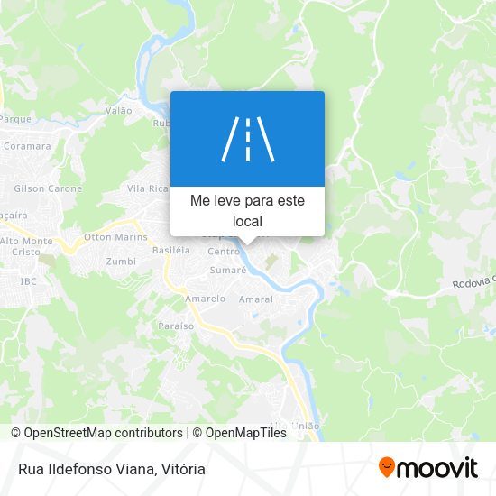 Rua Ildefonso Viana mapa