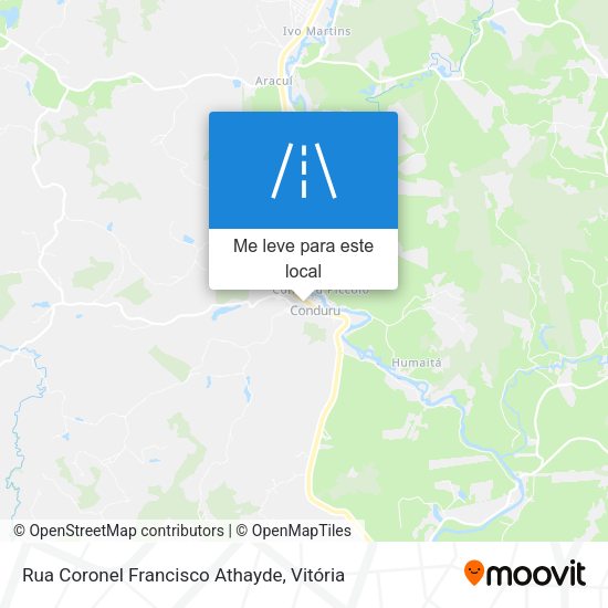 Rua Coronel Francisco Athayde mapa
