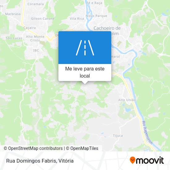 Rua Domingos Fabris mapa