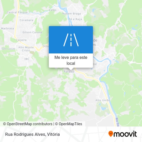 Rua Rodrigues Alves mapa