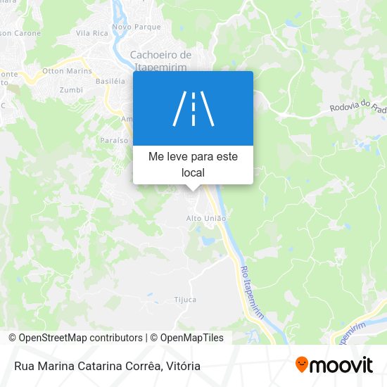 Rua Marina Catarina Corrêa mapa