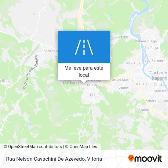 Rua Nelson Cavachini De Azevedo mapa