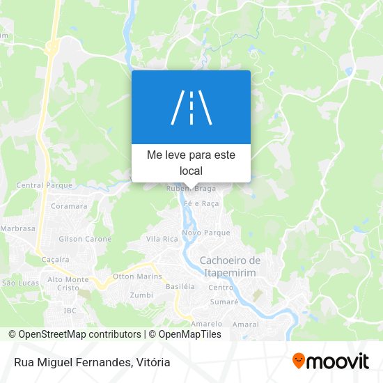 Rua Miguel Fernandes mapa