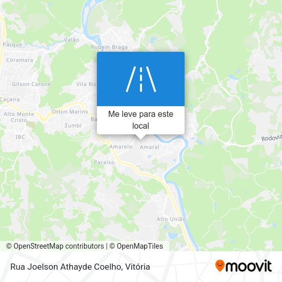 Rua Joelson Athayde Coelho mapa