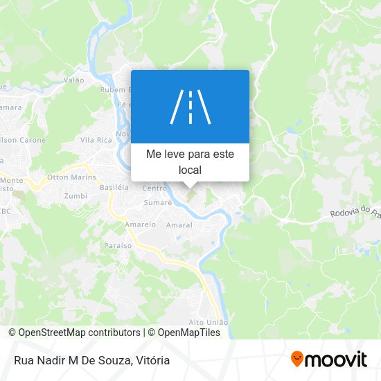 Rua Nadir M De Souza mapa