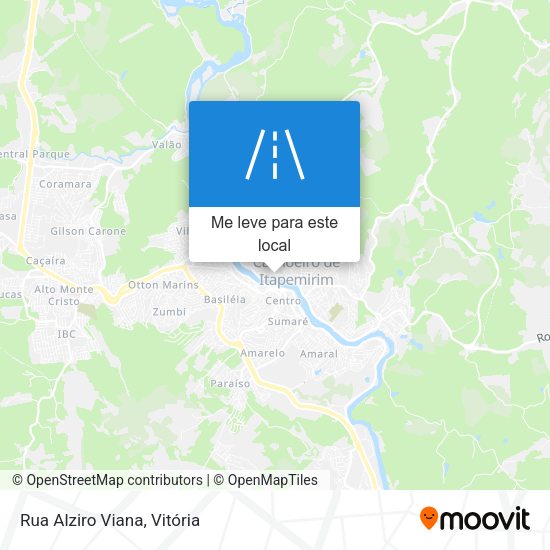 Rua Alziro Viana mapa