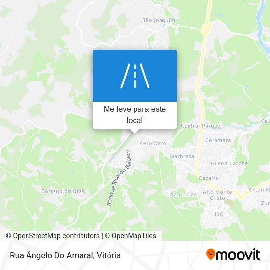 Rua Ângelo Do Amaral mapa