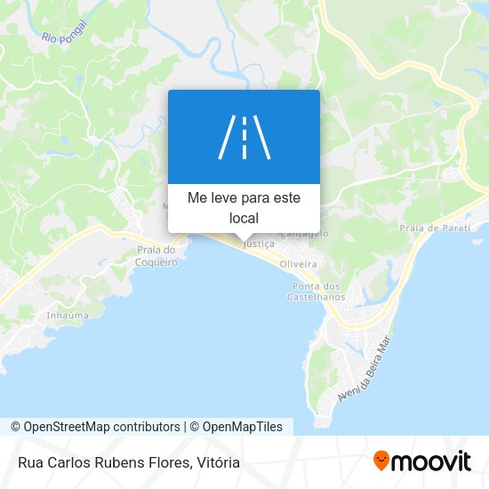 Rua Carlos Rubens Flores mapa