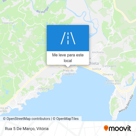 Rua 5 De Março mapa