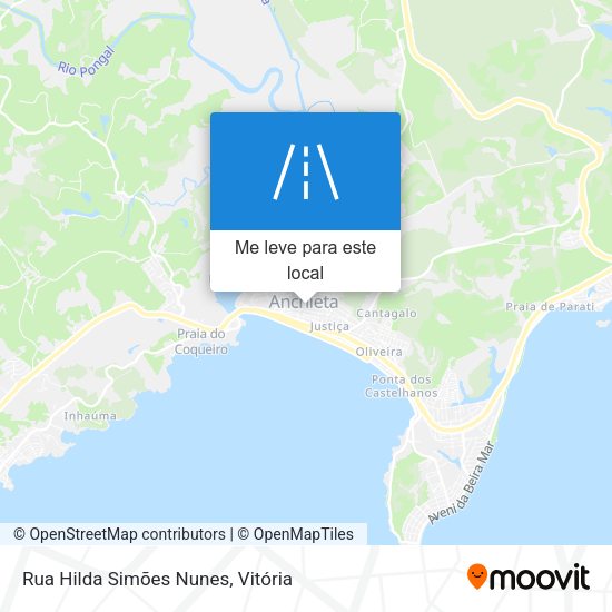 Rua Hilda Simões Nunes mapa
