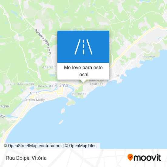 Rua Doipe mapa