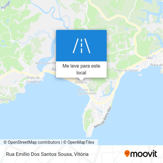 Rua Emílio Dos Santos Sousa mapa
