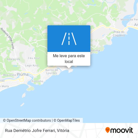 Rua Demétrio Jofre Ferrari mapa
