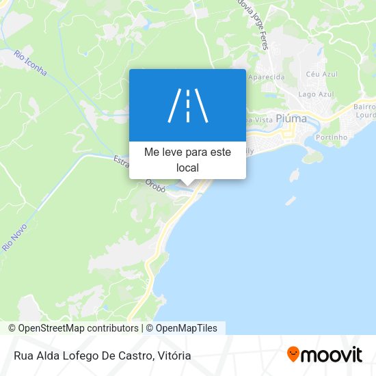 Rua Alda Lofego De Castro mapa