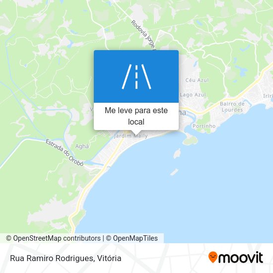 Rua Ramiro Rodrigues mapa