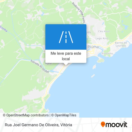 Rua Joel Germano De Oliveira mapa