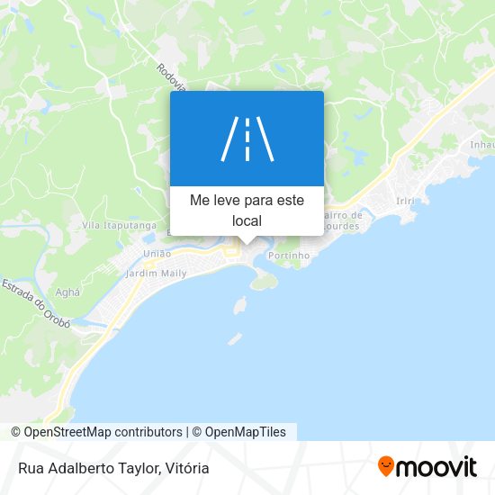 Rua Adalberto Taylor mapa