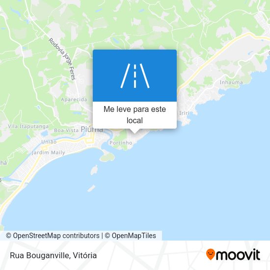 Rua Bouganville mapa