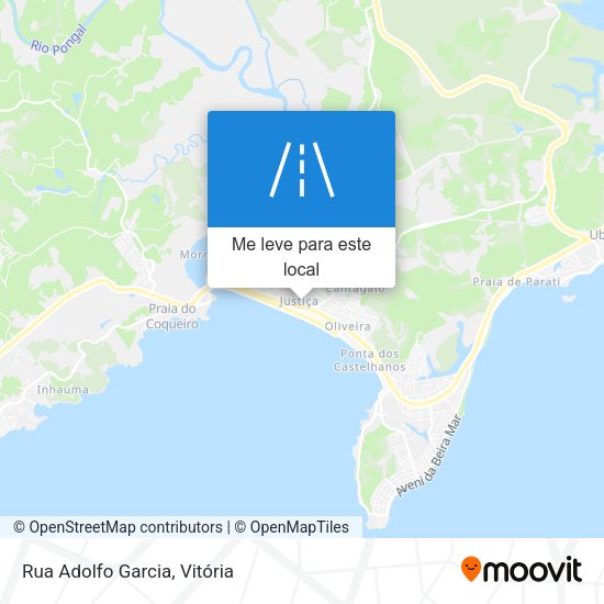 Rua Adolfo Garcia mapa