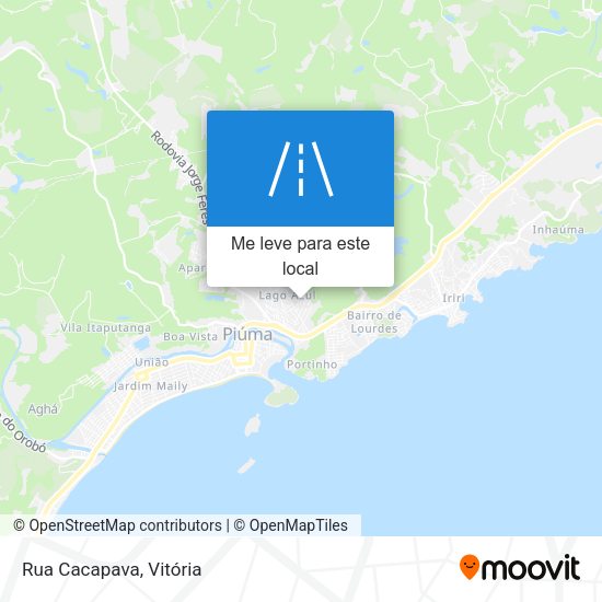 Rua Cacapava mapa