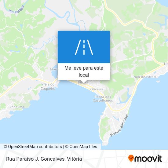 Rua Paraiso J. Goncalves mapa