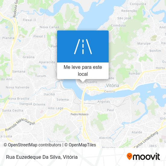 Rua Euzedeque Da Silva mapa