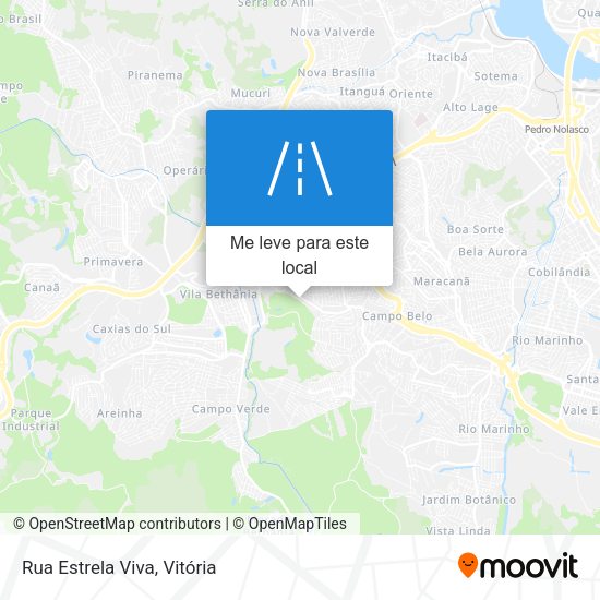 Rua Estrela Viva mapa