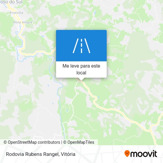 Rodovia Rubens Rangel mapa