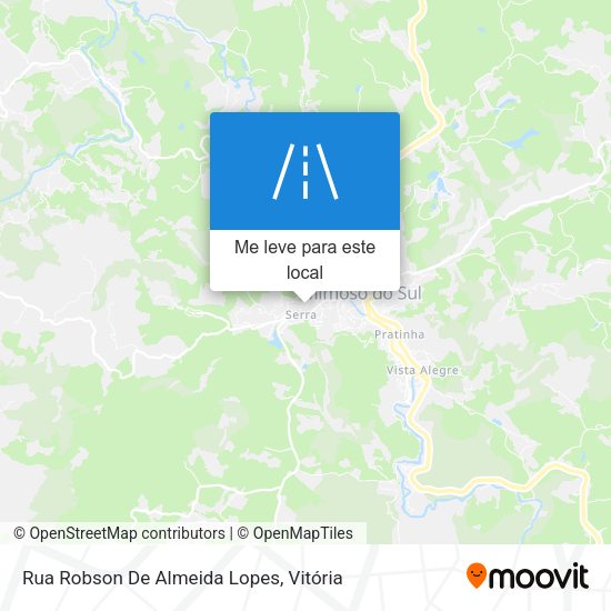 Rua Robson De Almeida Lopes mapa