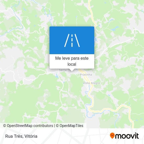 Rua Três mapa