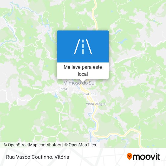 Rua Vasco Coutinho mapa