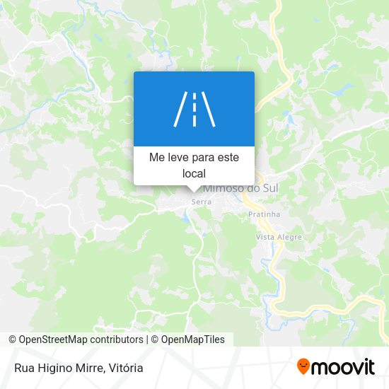 Rua Higino Mirre mapa