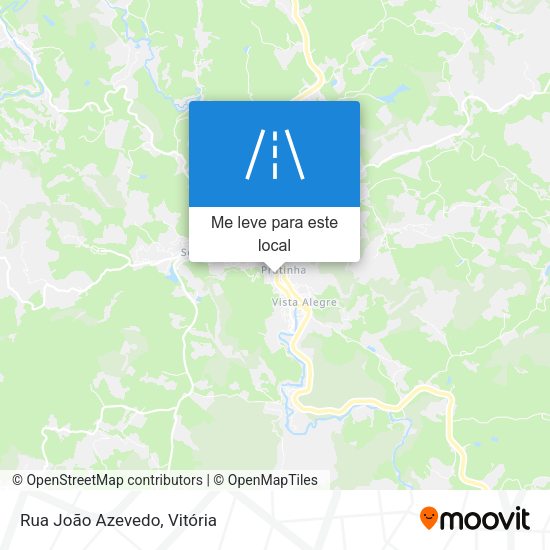 Rua João Azevedo mapa