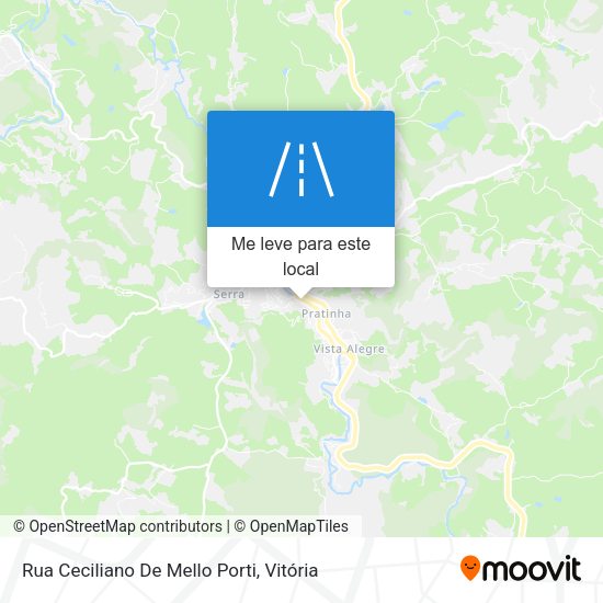 Rua Ceciliano De Mello Porti mapa