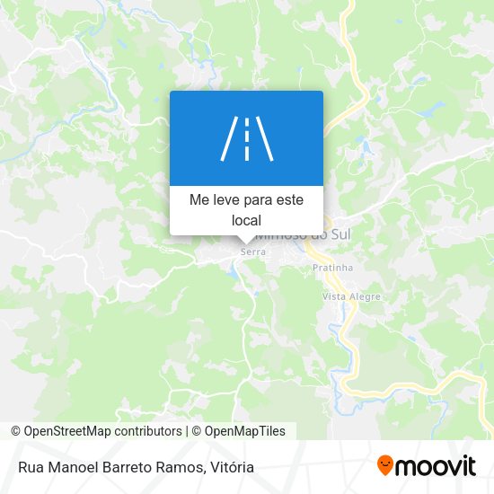 Rua Manoel Barreto Ramos mapa