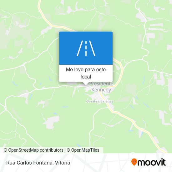 Rua Carlos Fontana mapa