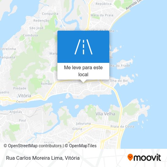 Rua Carlos Moreira Lima mapa