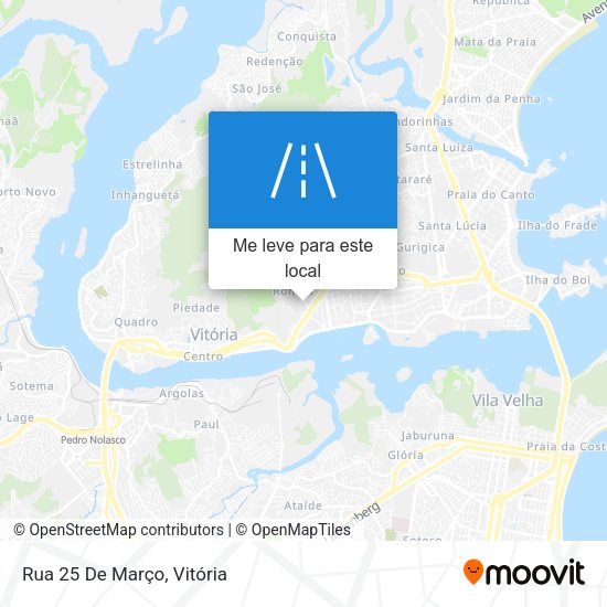 Rua 25 De Março mapa