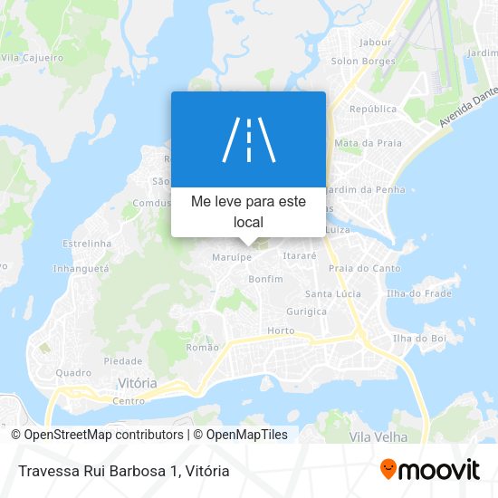 Travessa Rui Barbosa 1 mapa