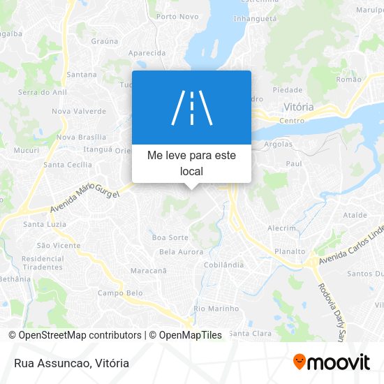 Rua Assuncao mapa