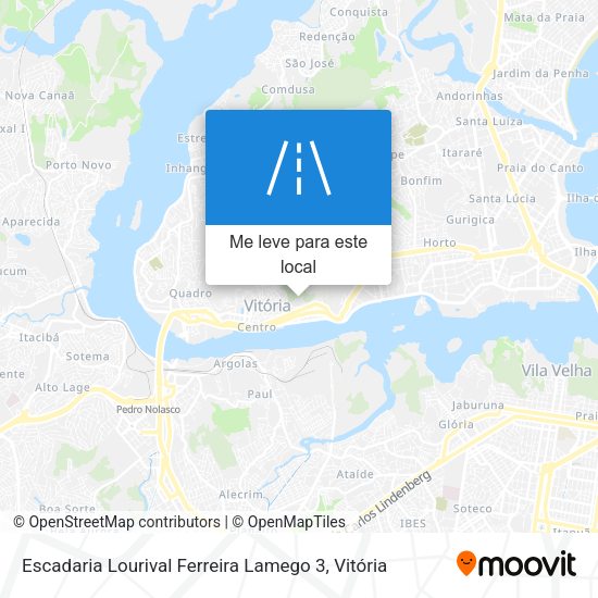 Escadaria Lourival Ferreira Lamego 3 mapa
