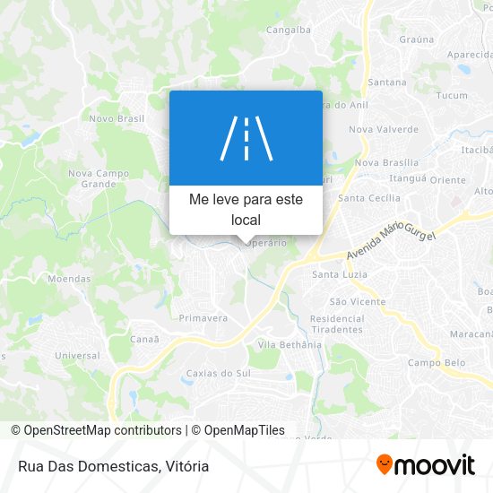 Rua Das Domesticas mapa